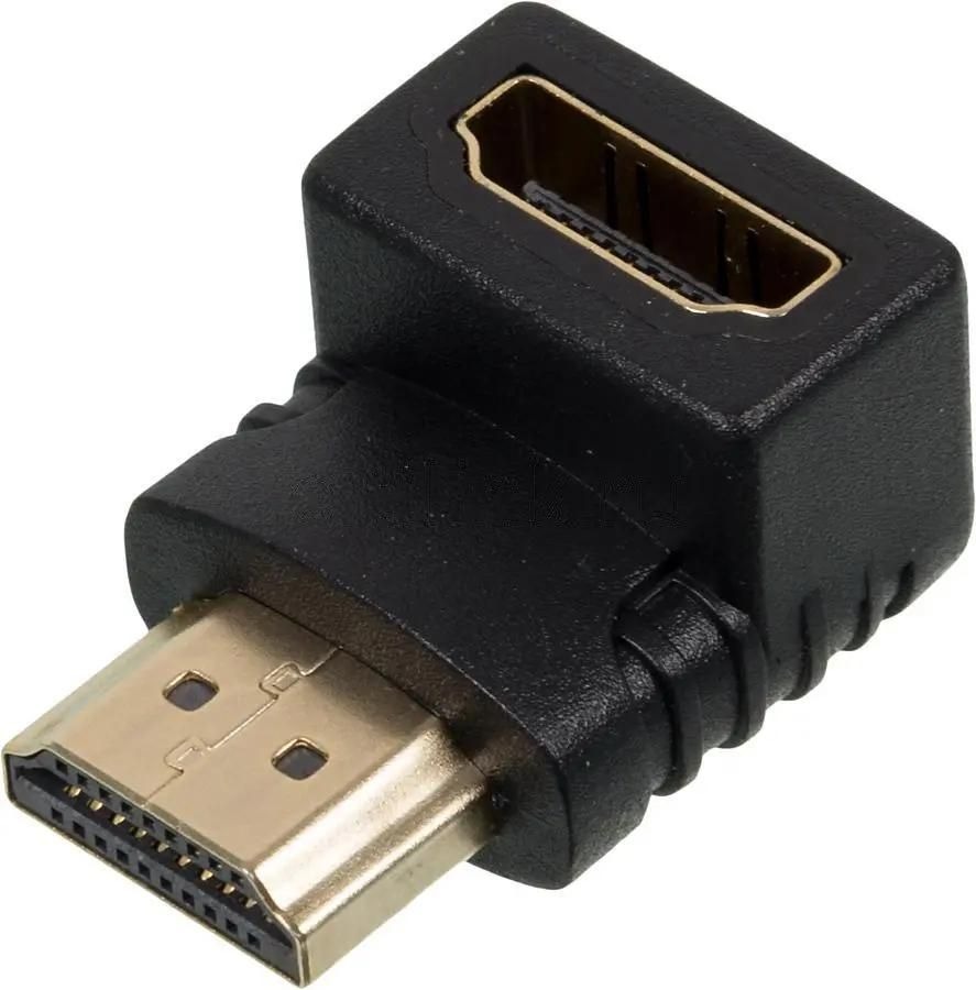 Адаптер аудио-видео  90 Deg,  HDMI m  Г-образный -  HDMI f  Г-образный,  ver 1.4