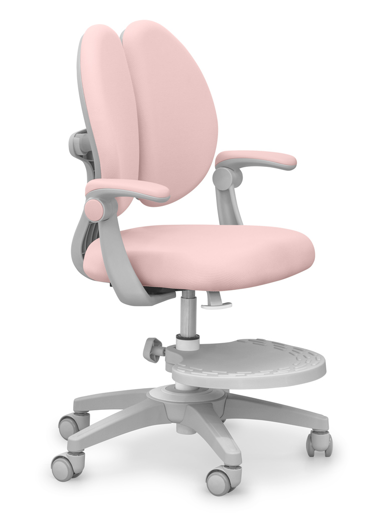 Детское кресло Mealux Sprint Duo Pink Y-412 KP, розовый кресло brabix prestige ergo mg 311 регулируемая эргономичная спинка экокожа черное