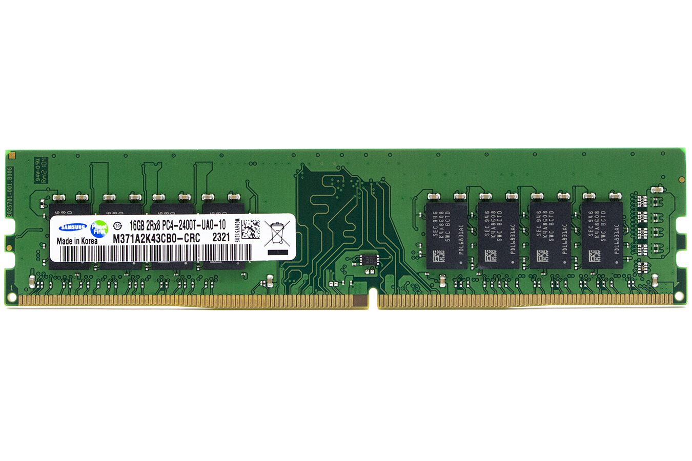 Модуль памяти UDIMM DDR4 16GB PC19200 2400МГц Samsung M371A2K43CB0-CRC