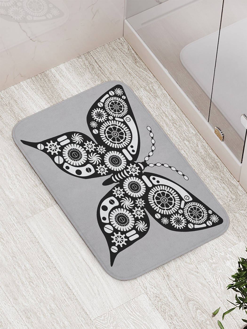 

bath_66706 Коврик противоскользящий для ванной, сауны, бассейна, 77х52 см