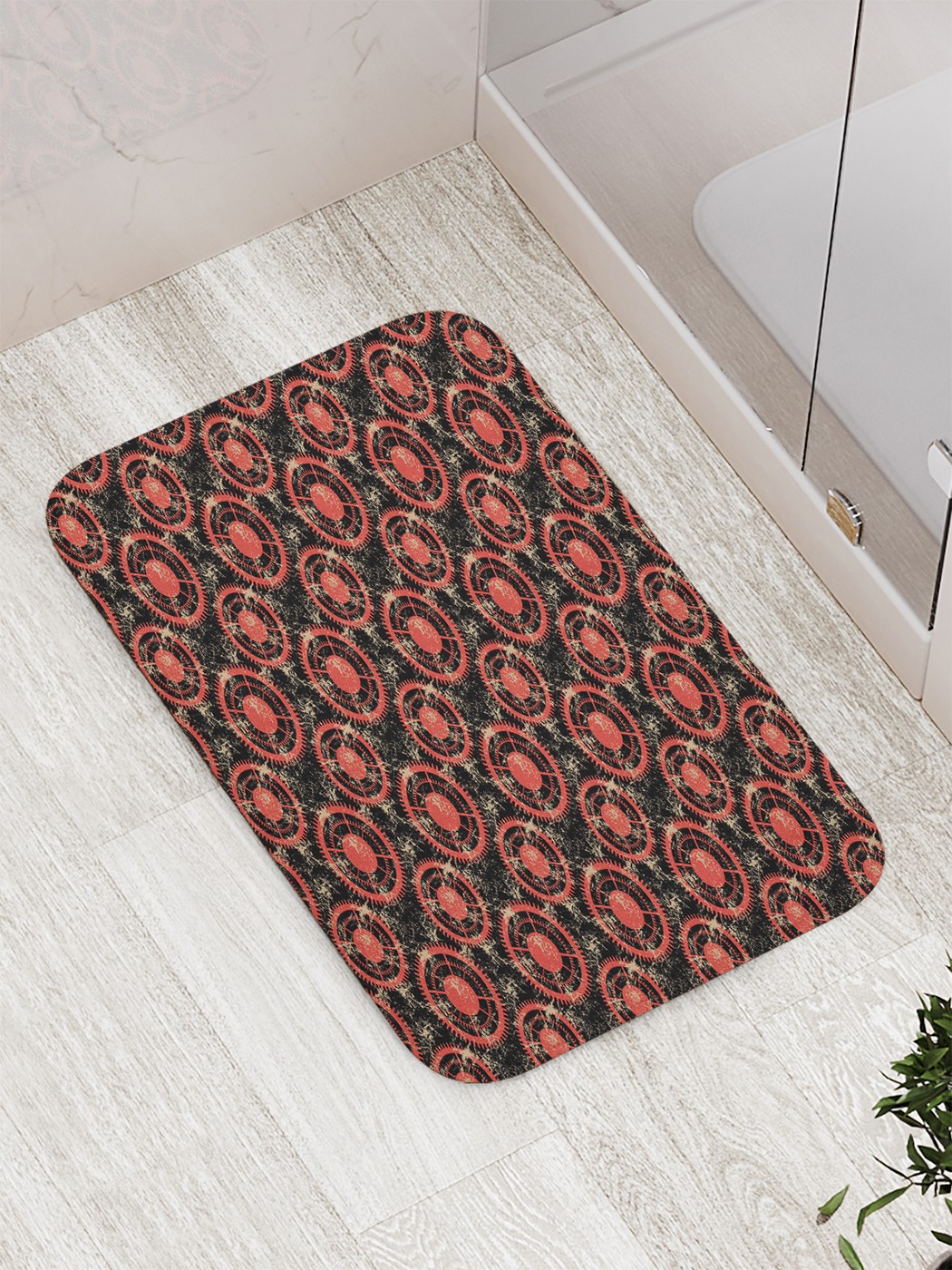 

bath_66699 Коврик противоскользящий для ванной, сауны, бассейна, 77х52 см