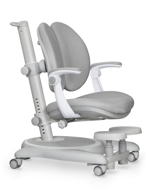 Детское кресло Mealux Ortoback Duo Plus Grey, арт. Y-510 G Plus серый клип кейс pero силикон для realme 9 pro plus прозрачный усиленный