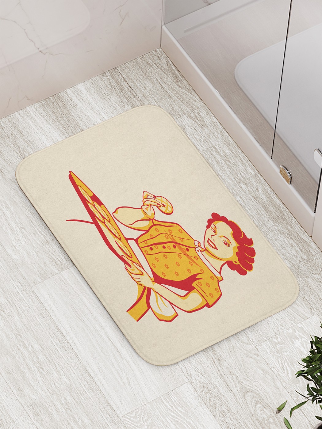 

bath_66627 Коврик противоскользящий для ванной, сауны, бассейна, 77х52 см