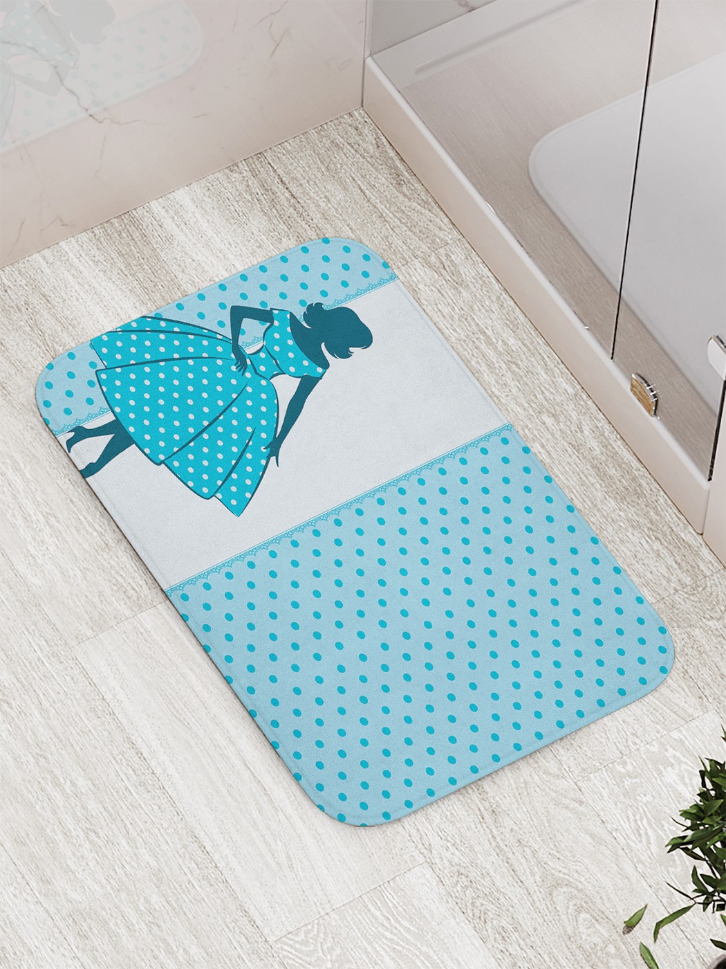 

bath_66623 Коврик противоскользящий для ванной, сауны, бассейна, 77х52 см