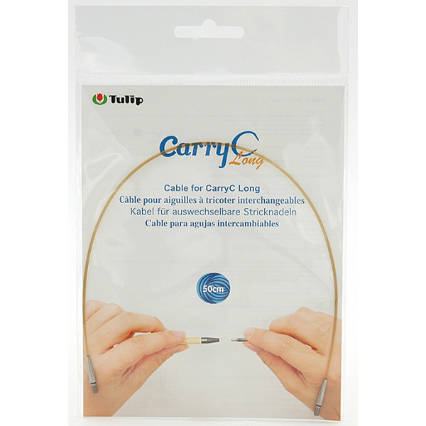 

Тросик Tulip для съемных спиц CarryC Long, длина в сборе 50см, пластик, арт.CTMM-40, Коричневый, CarryC