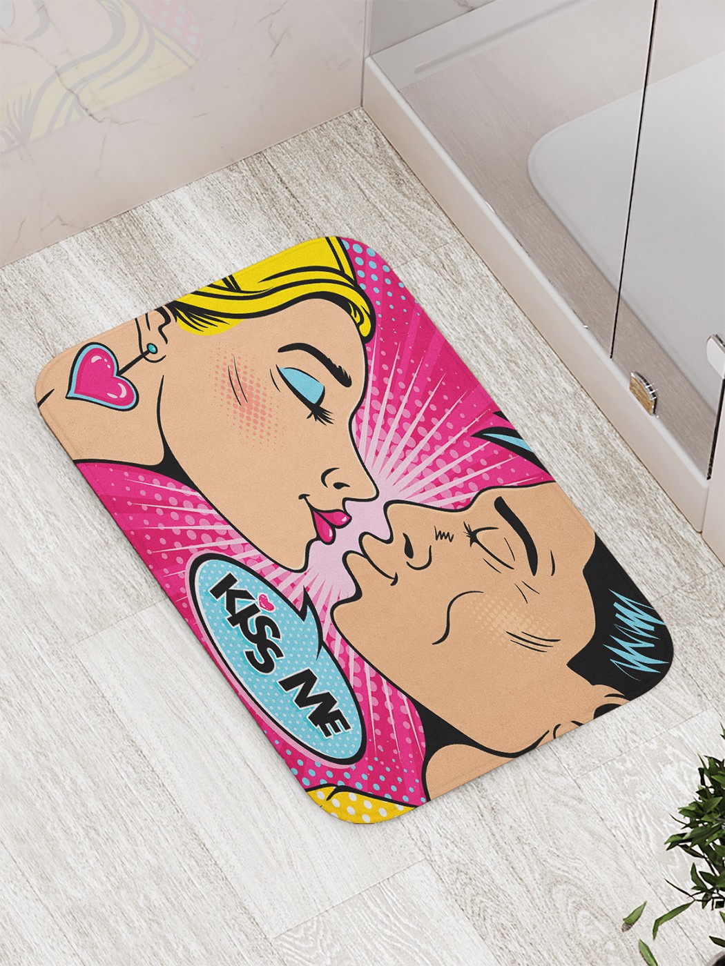 

bath_66572 Коврик противоскользящий для ванной, сауны, бассейна, 77х52 см