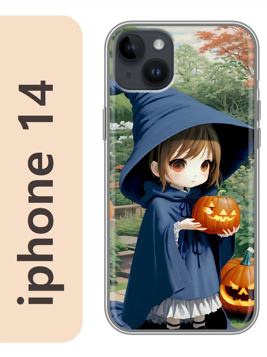 

Чехол на Apple Iphone 14 ведьмочка аниме 925, Прозрачный, Iph14anim