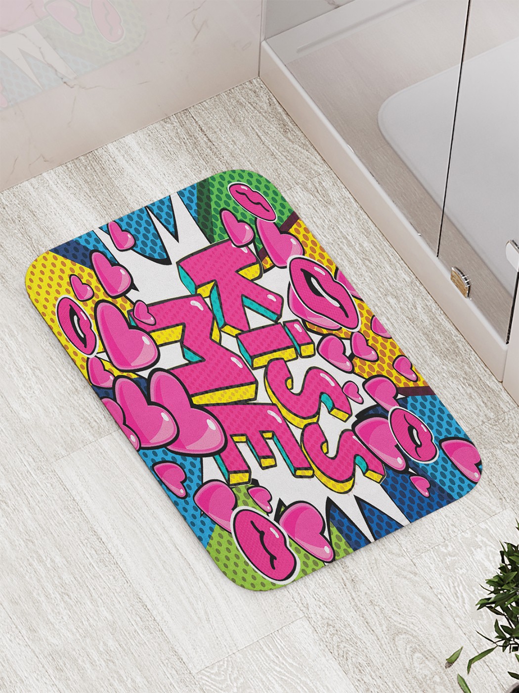 

bath_66567 Коврик противоскользящий для ванной, сауны, бассейна, 77х52 см