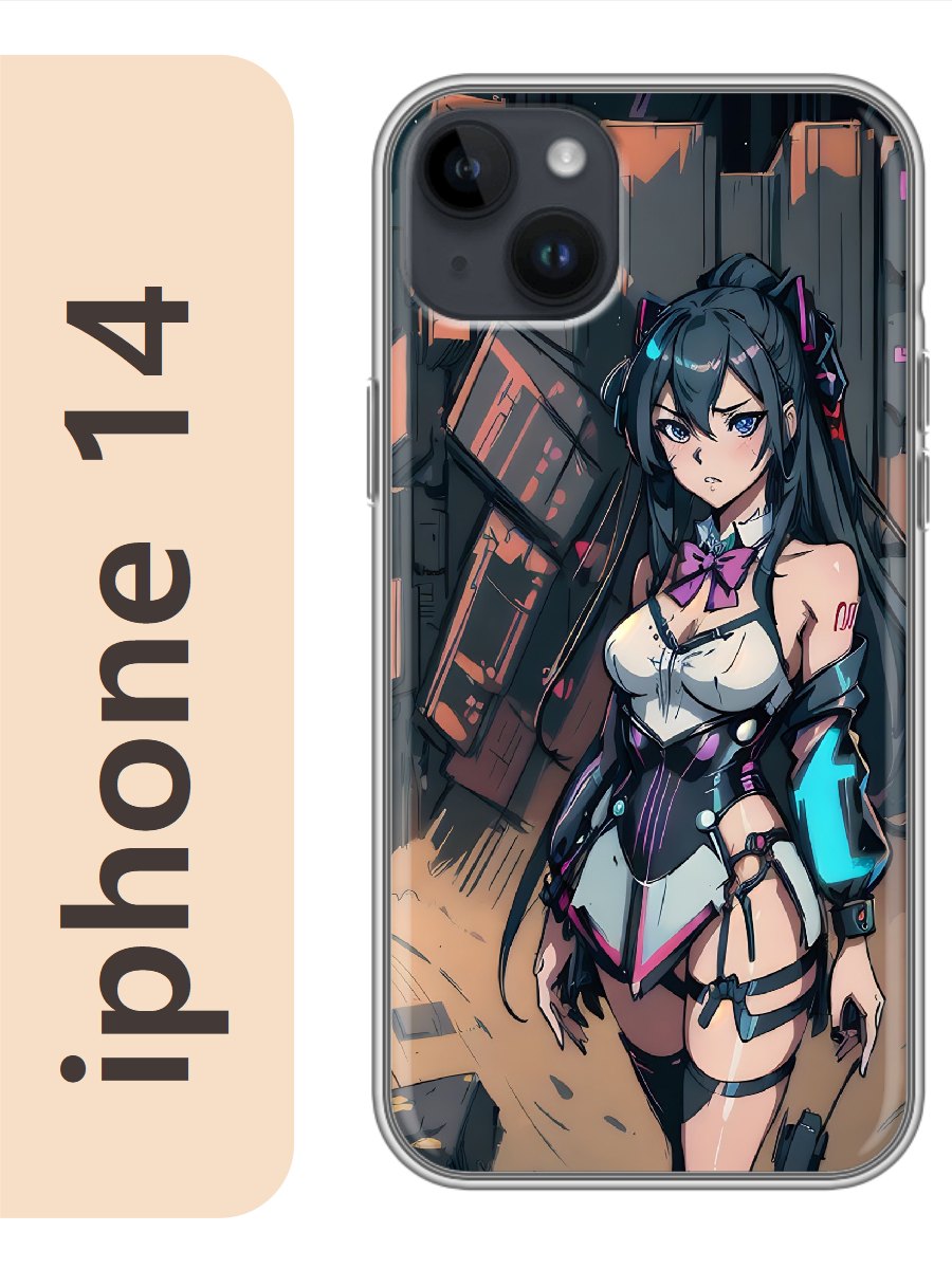 

Чехол на Apple Iphone 14 девушка аниме 924, Iph14anim