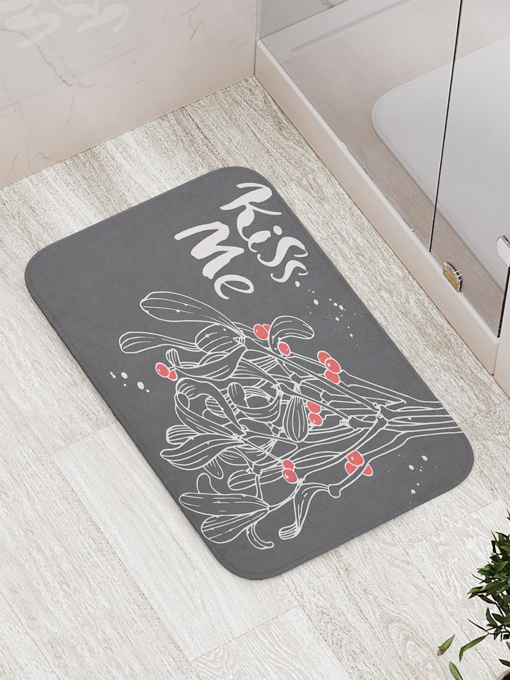 

bath_66563 Коврик противоскользящий для ванной, сауны, бассейна, 77х52 см