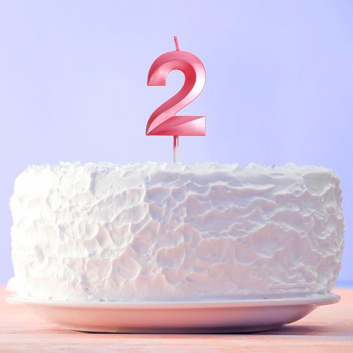 Свеча для торта Страна Карнавалия цифра 2 розовый 5276874 свеча в торт грань цифра 4 розовый металлик 6 5 см