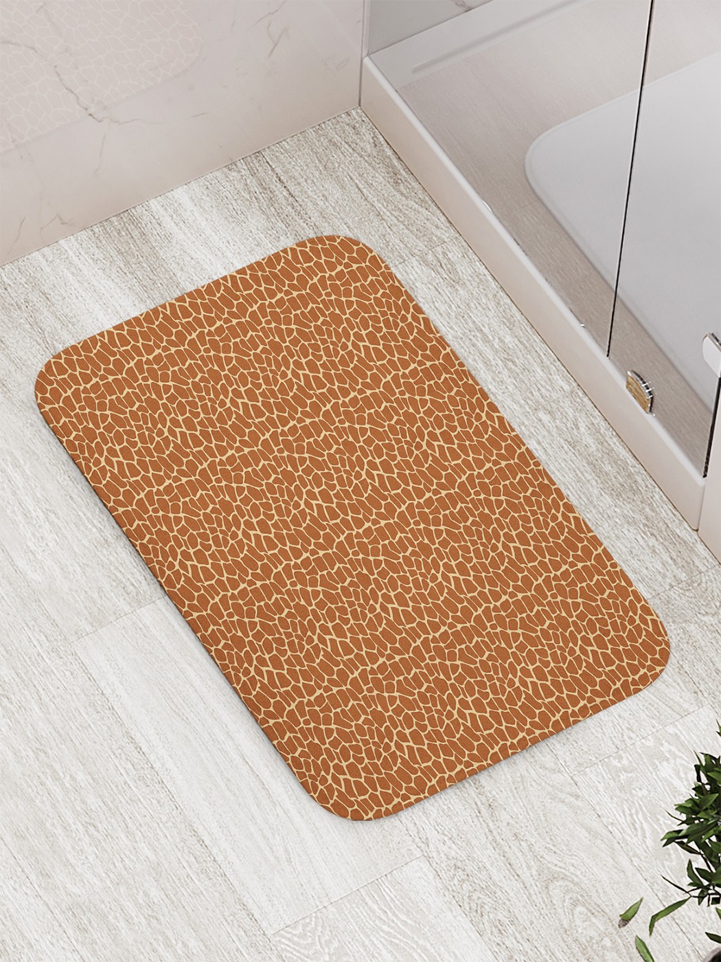 

bath_66448 Коврик противоскользящий для ванной, сауны, бассейна, 77х52 см