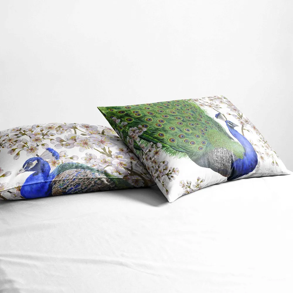 

Наволочка Ночь Нежна Павлины комп. 70342-1 Бязь . 50х70, Белый, КНБПН5070278