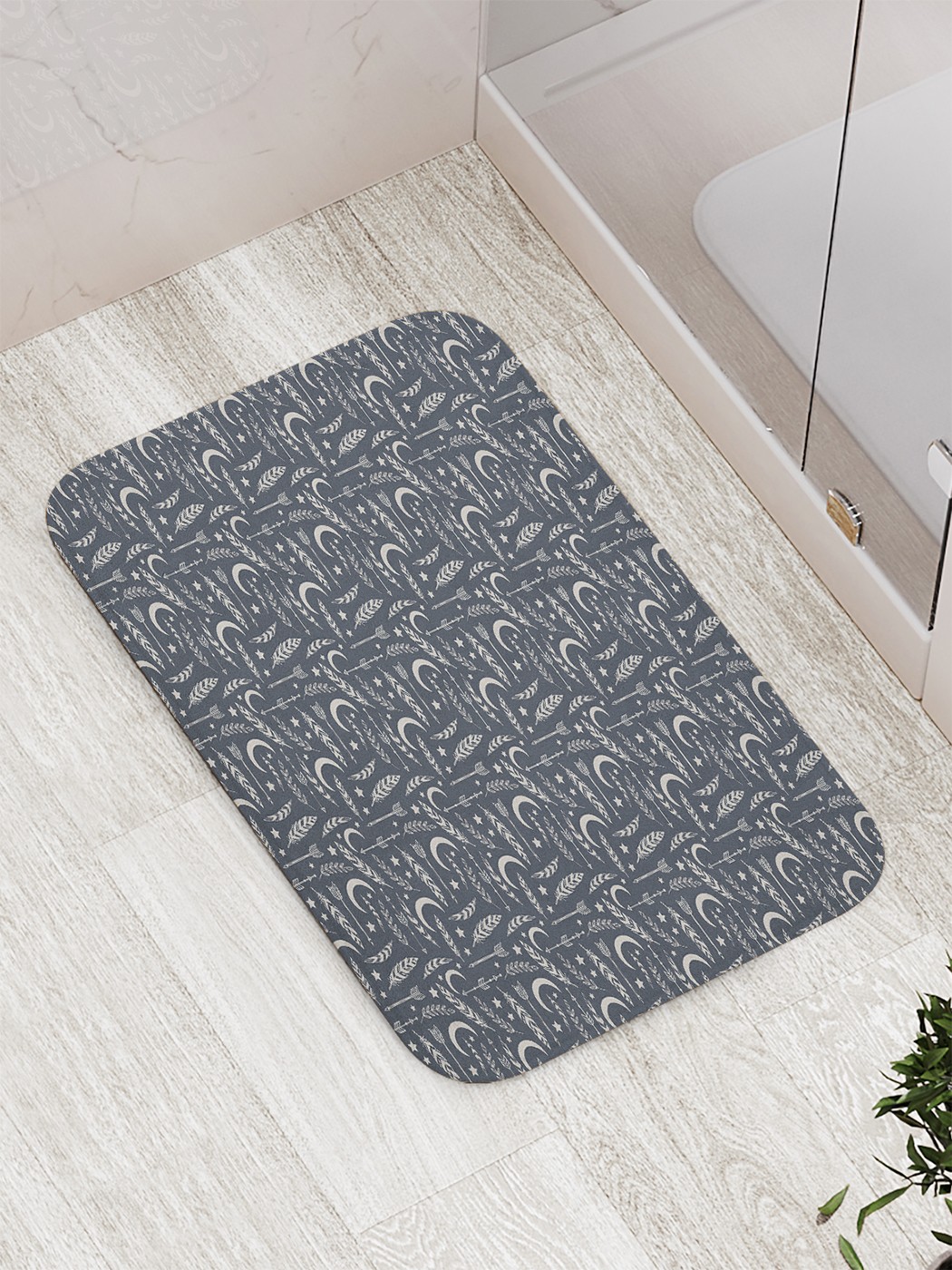 

bath_66385 Коврик противоскользящий для ванной, сауны, бассейна, 77х52 см
