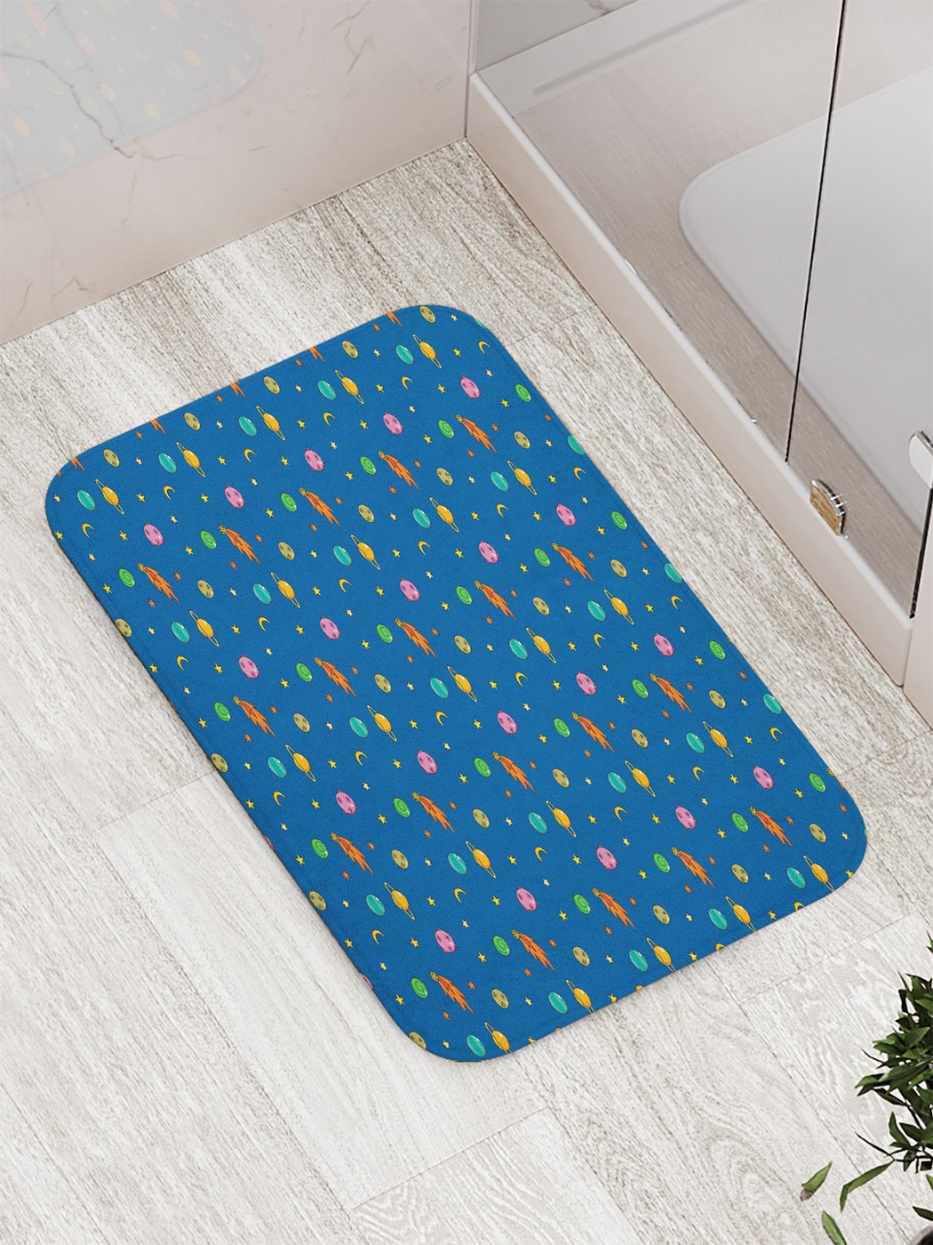 

bath_66382 Коврик противоскользящий для ванной, сауны, бассейна, 77х52 см