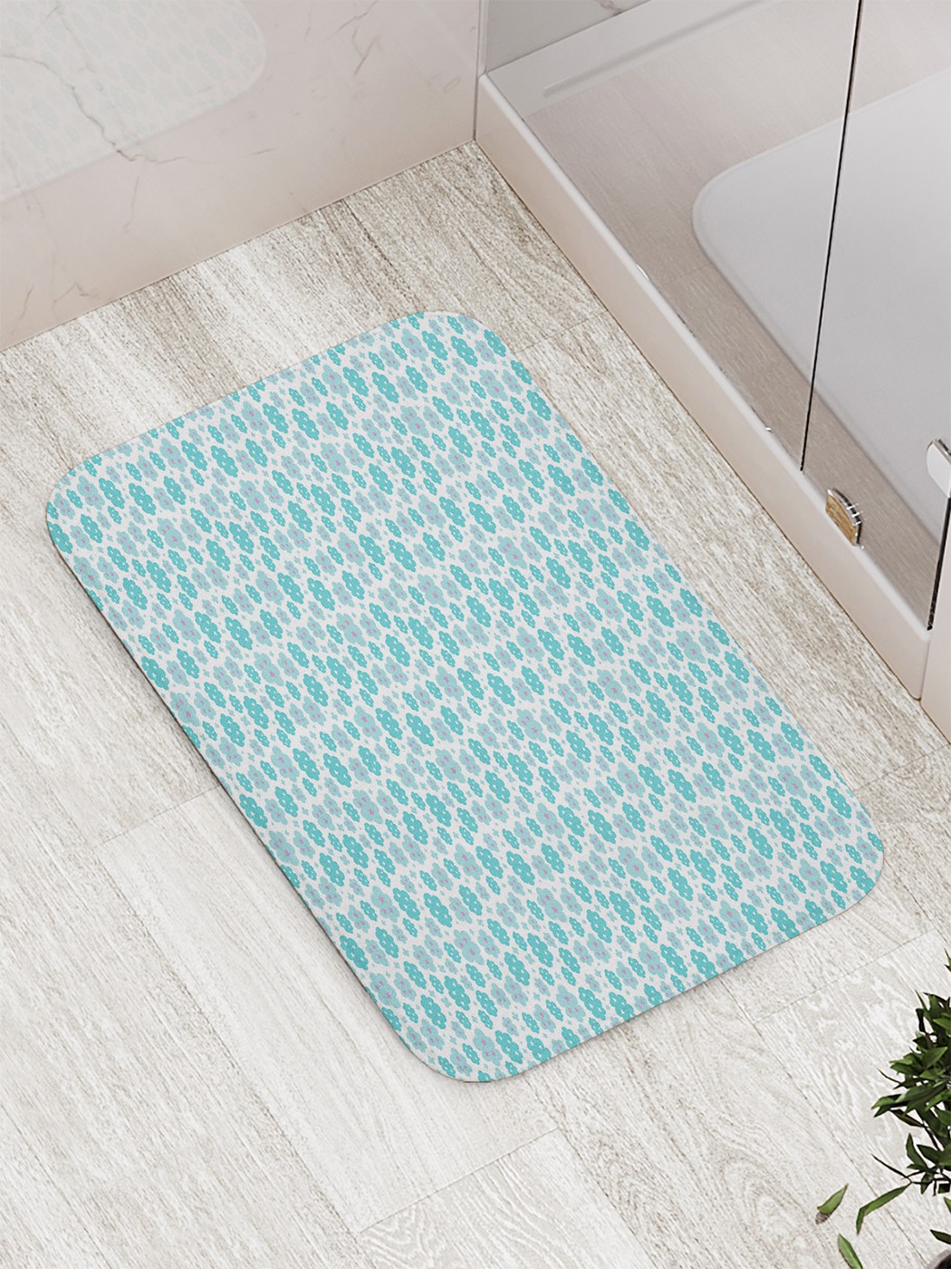 

bath_66367 Коврик противоскользящий для ванной, сауны, бассейна, 77х52 см