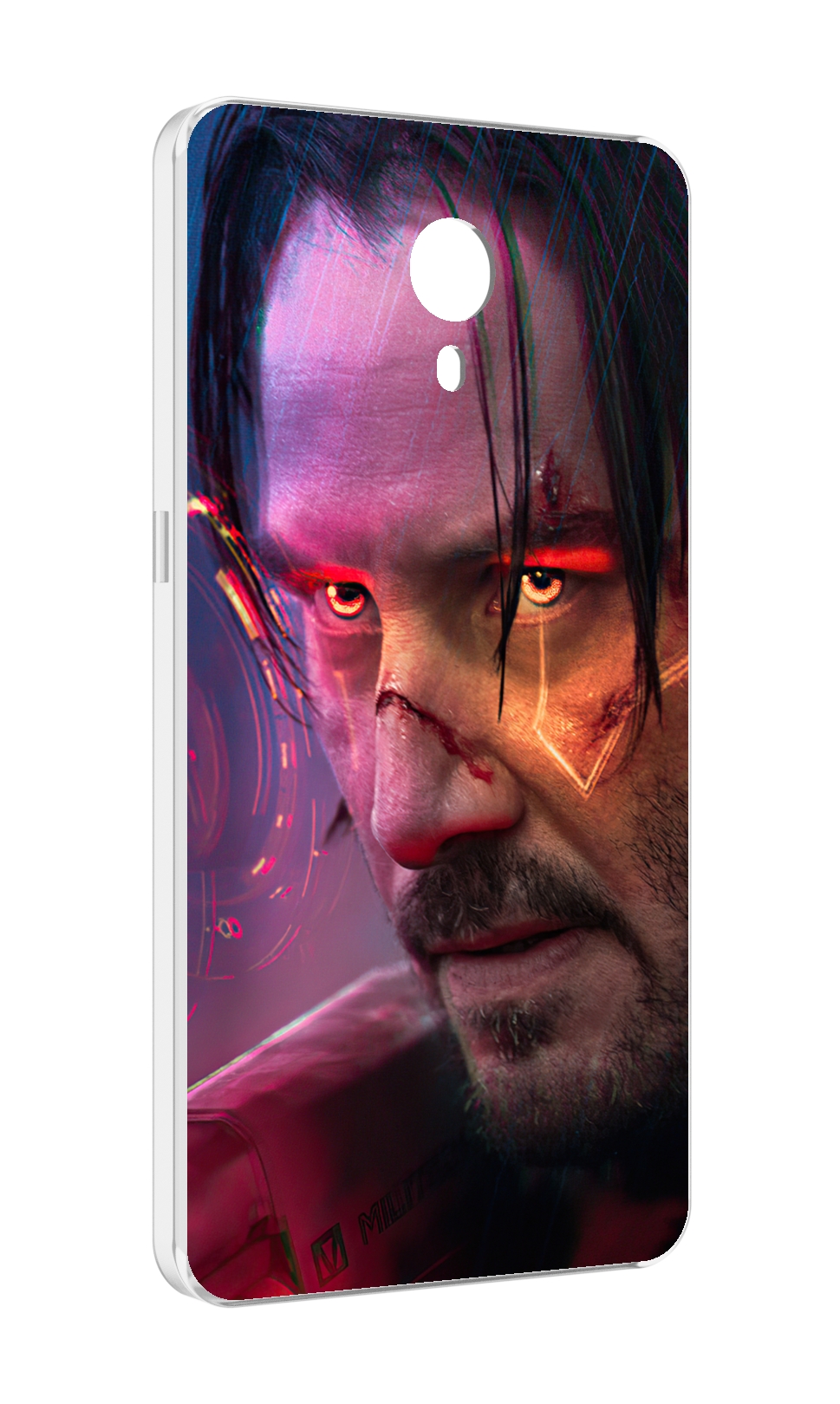 

Чехол MyPads cyberpunk 2077 Джонни Сильверхенд для Meizu M3 Note, Прозрачный, Tocco