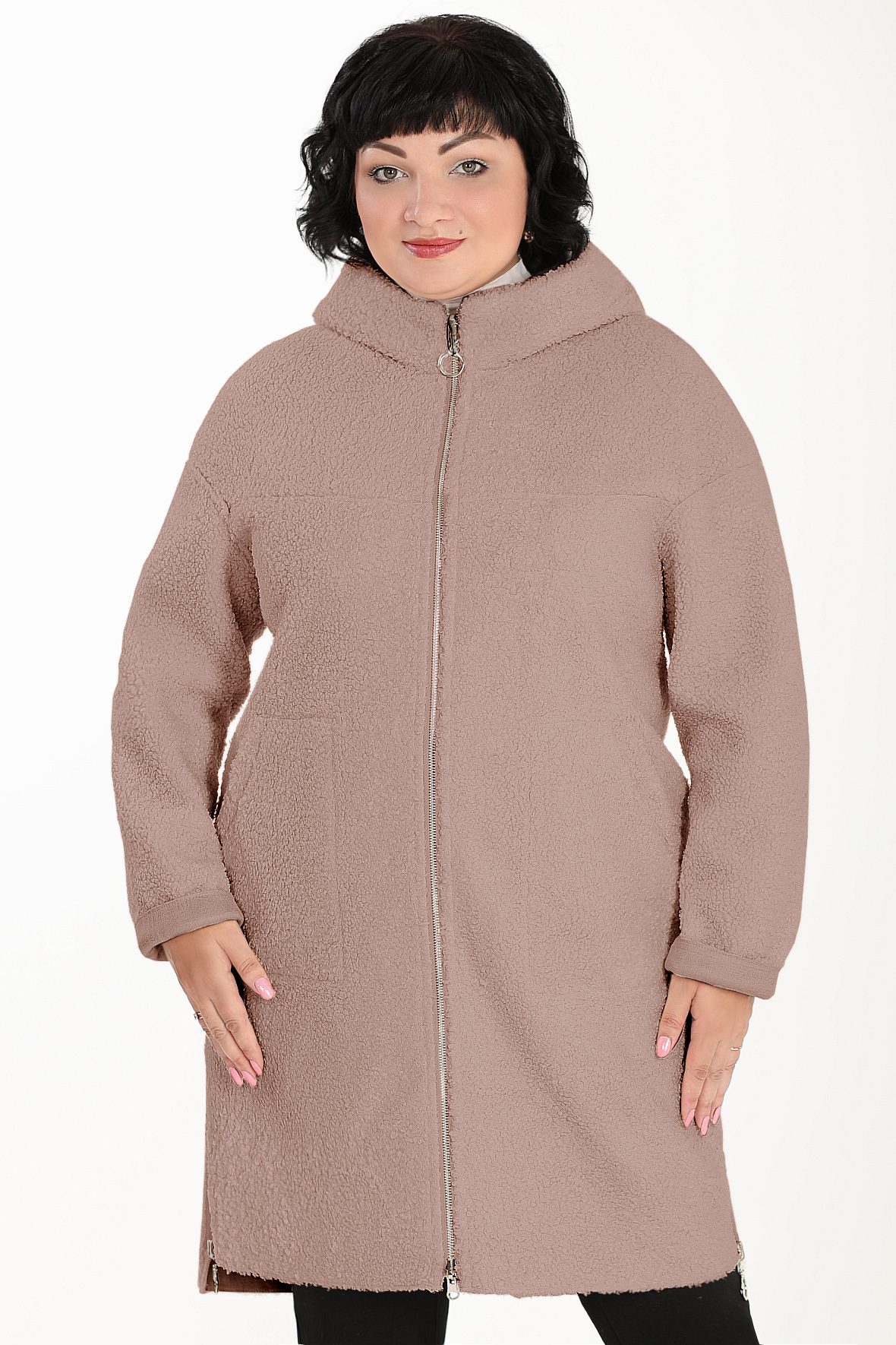 

Пальто женское AlmondShop 026 1726.С2 бежевое 60 RU, Бежевый, 026 1726.С2