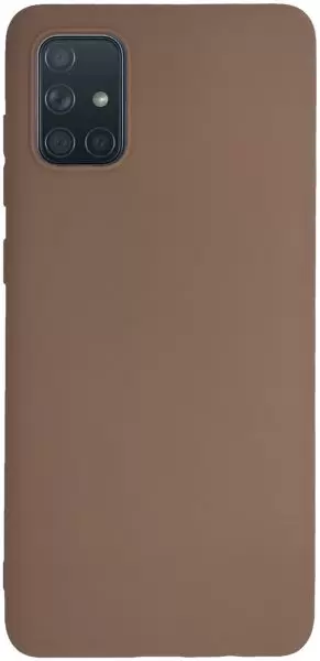 

Накладка силикон для Samsung Galaxy A71 A715 2020 Coffee, Коричневый, Galaxy A71