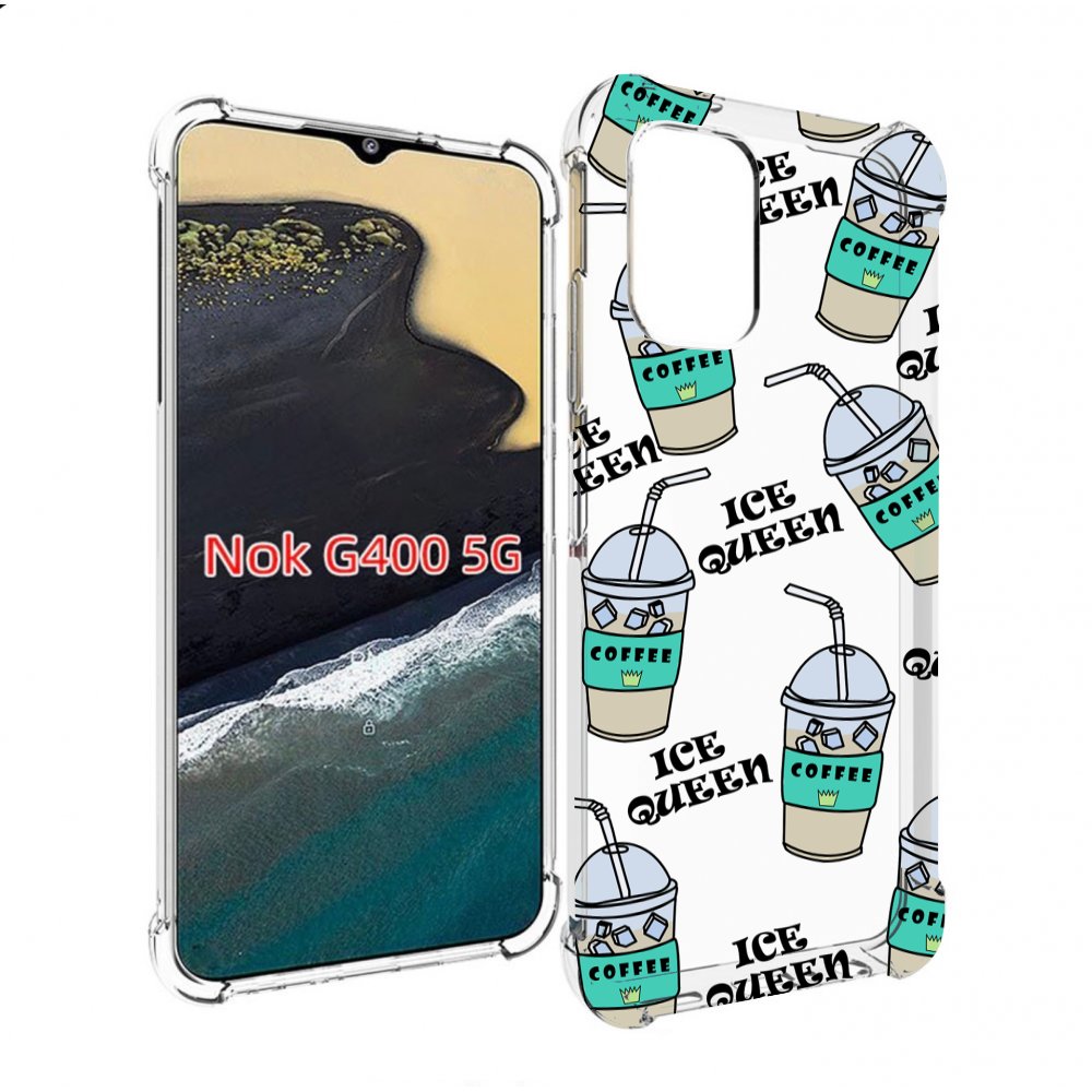 

Чехол MyPads кофе-с-льдом для Nokia G400 5G, Прозрачный, Tocco