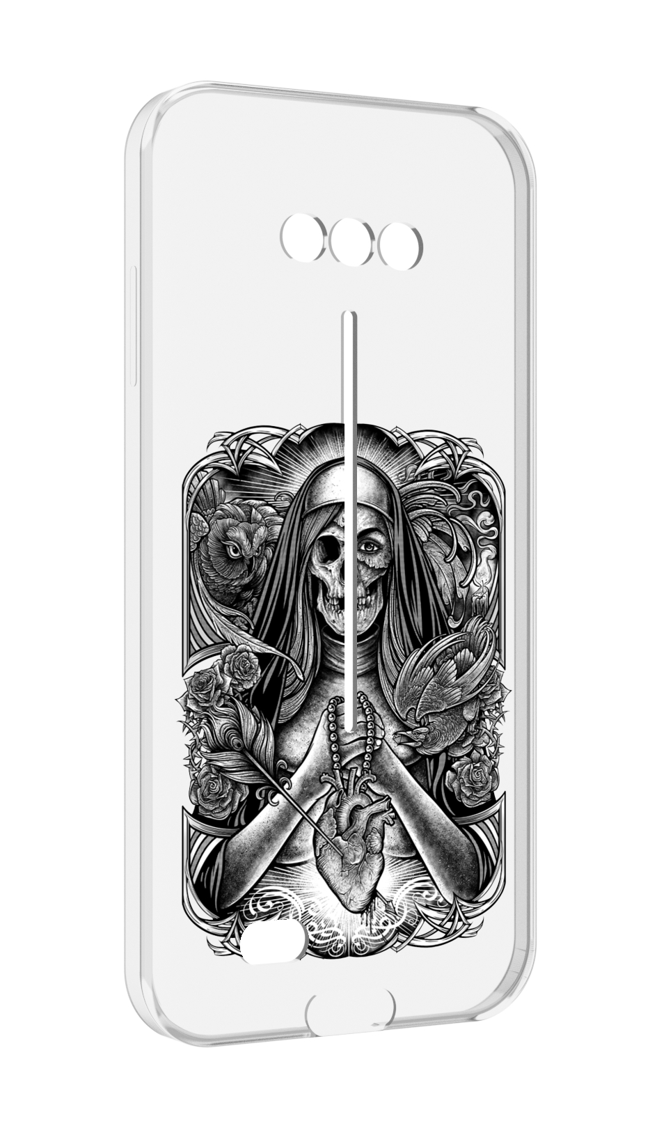 

Чехол MyPads скелет с сердцем для Doogee S41/S41 Pro противоударный, Tocco