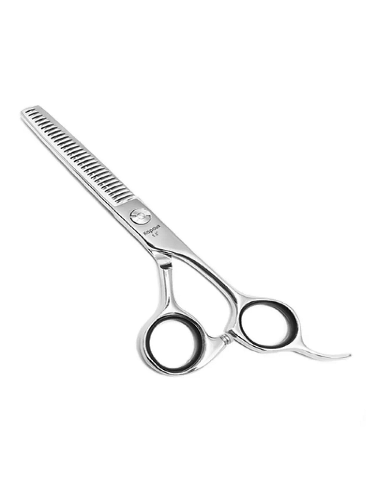 Ножницы TE-SCISSORS парикмахерские KAPOUS 5.5 28 загнутых зубцов на левом лезвии 1 шт