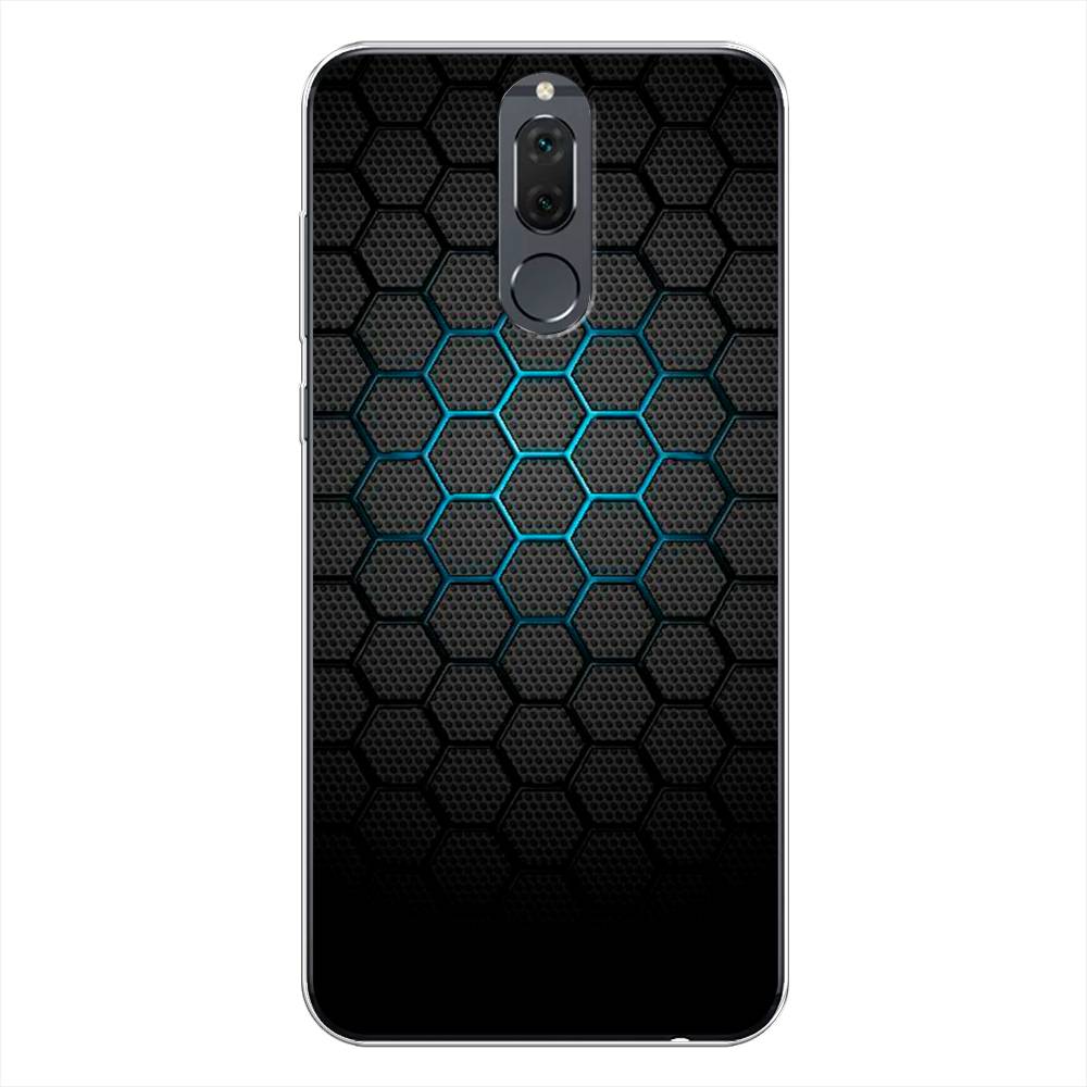 фото Чехол awog "бирюзовые соты" для huawei nova 2i
