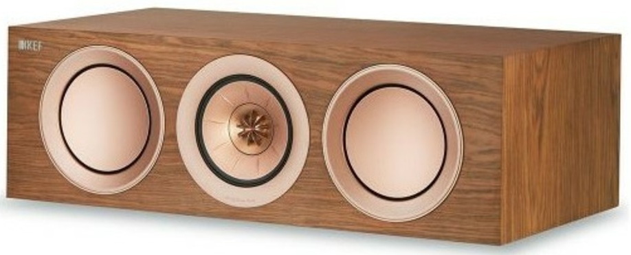 фото Центральный канал kef r2c walnut