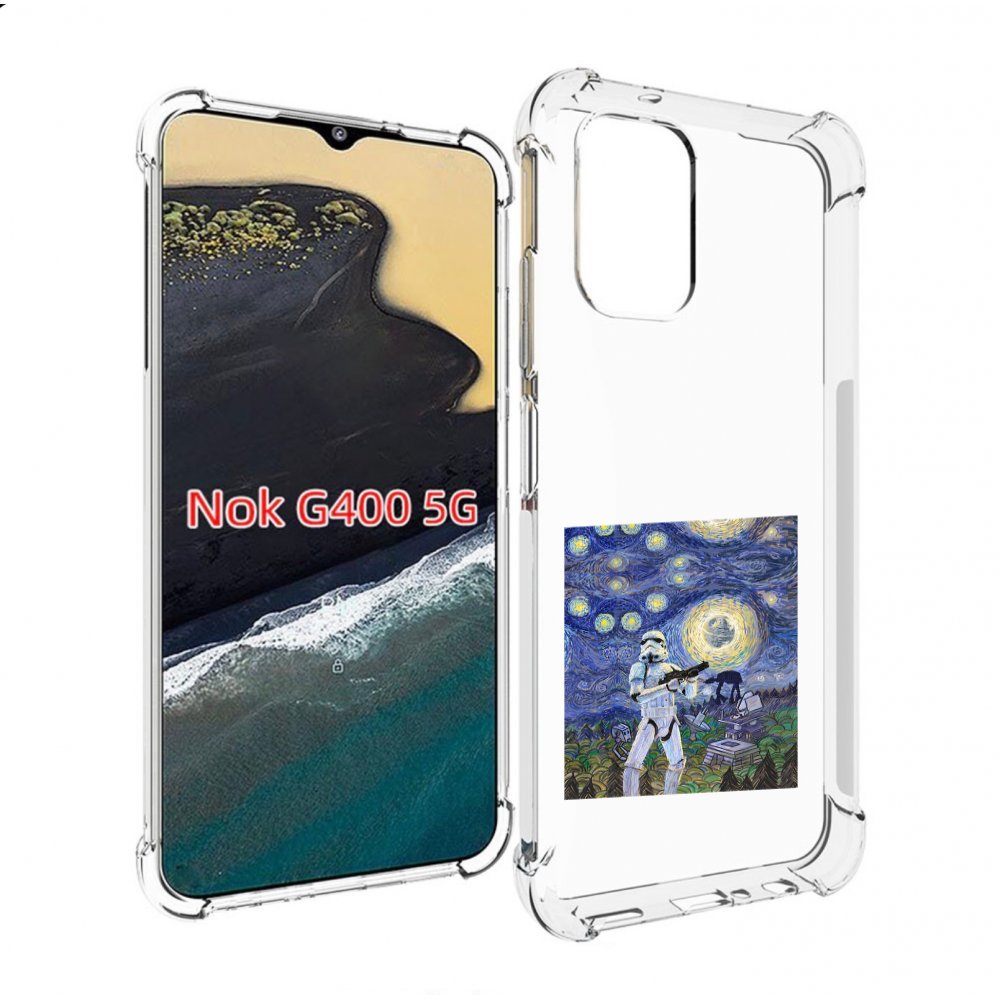 

Чехол MyPads star wars звездная ночь для Nokia G400 5G, Прозрачный, Tocco
