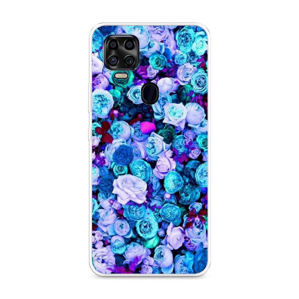 

Чехол на ZTE Blade V2020 "Цветочный ковер", Фиолетовый, 134350-2