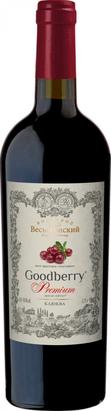 

Вино фр. Гудбери Клюк. с Виш. кр.сл.0,7
