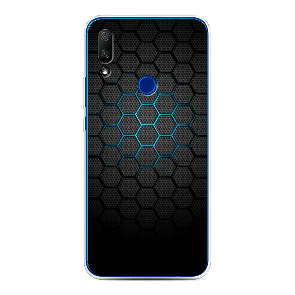 

Чехол Awog на Honor 9X "Бирюзовые соты", Голубой;синий;черный, 69950-3