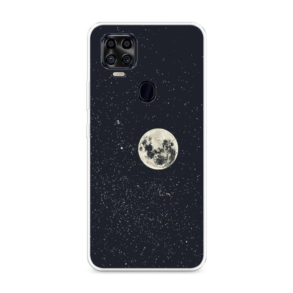

Чехол на ZTE Blade V2020 "Полнолуние", Красный, 134350-2