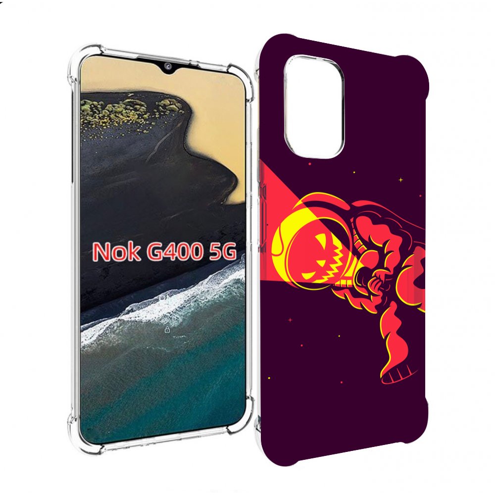 

Чехол MyPads космонавт-в-хеллуин для Nokia G400 5G, Прозрачный, Tocco