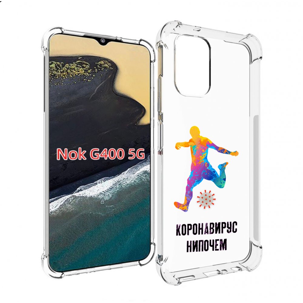 

Чехол MyPads коронавирус-нипочем для Nokia G400 5G, Прозрачный, Tocco