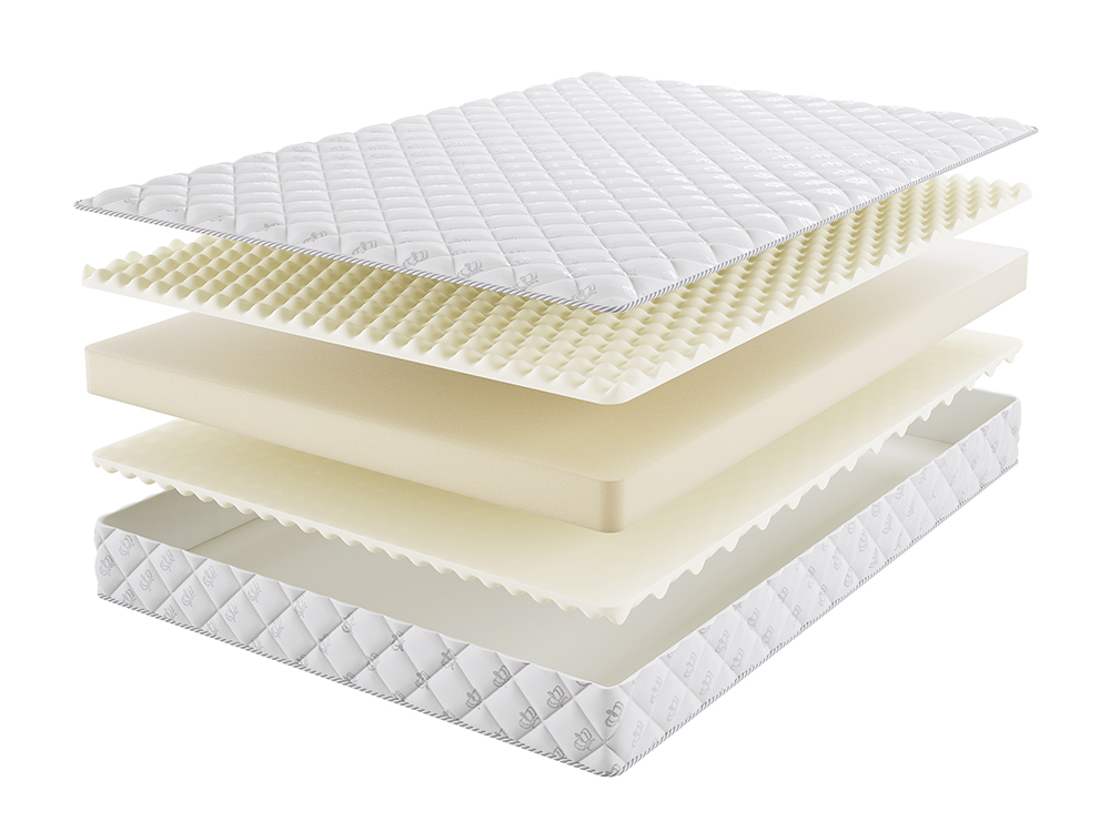 

Матрас Beautyson Roll Foam 10 Massage Double 200х200, Бежевый;белый;серый;серебристый, Roll Foam 10 Massage Double