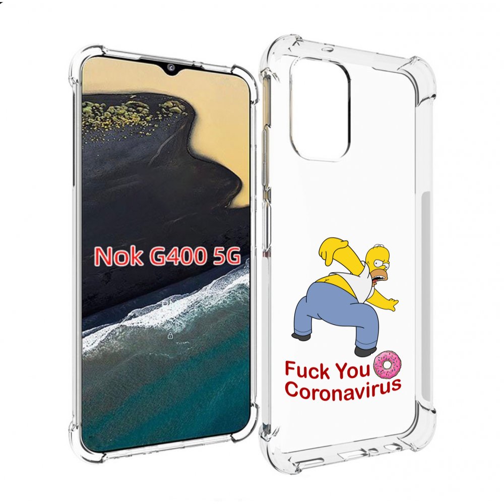

Чехол MyPads корона-уходи для Nokia G400 5G, Прозрачный, Tocco