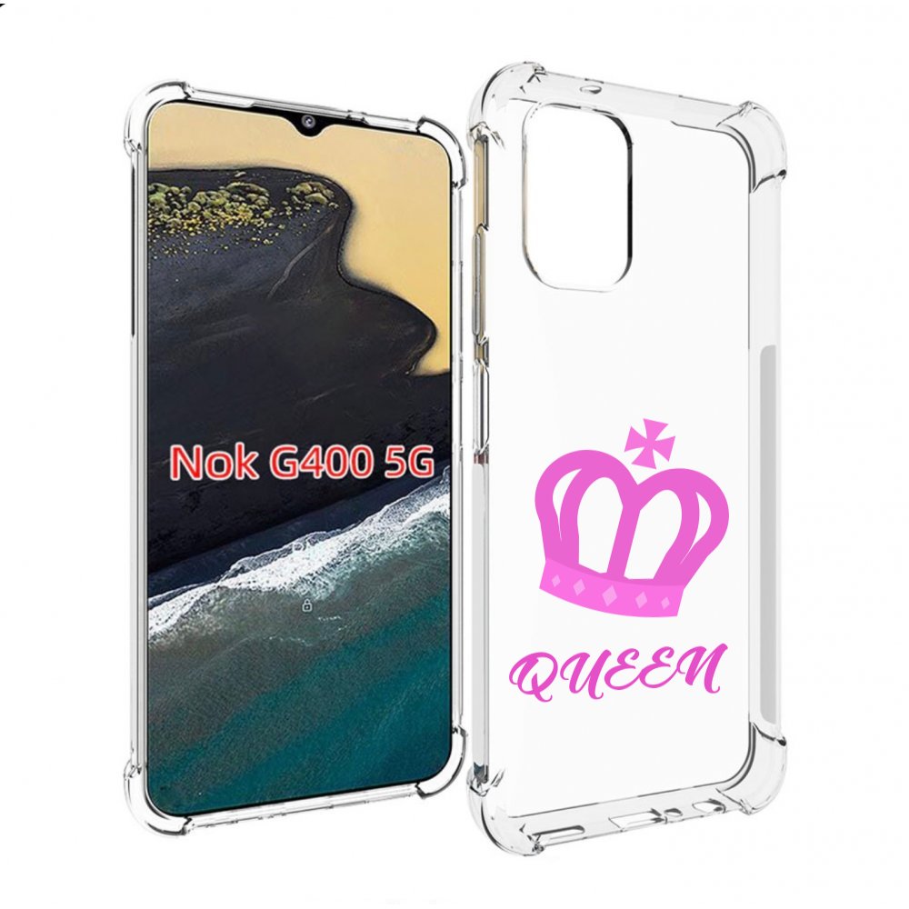 

Чехол MyPads корона-королевы-розовый для Nokia G400 5G, Прозрачный, Tocco