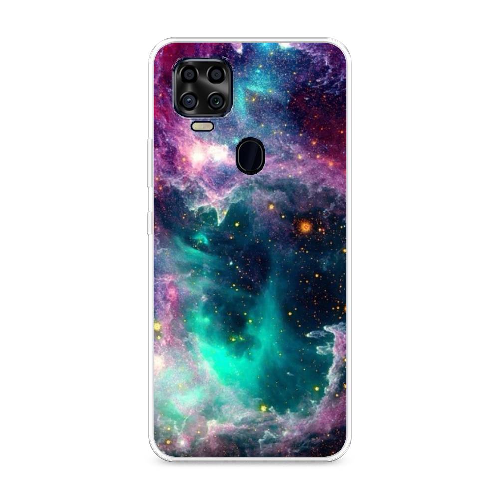 

Чехол на ZTE Blade V2020 "Звездные облака", Розовый;бежевый, 134350-2