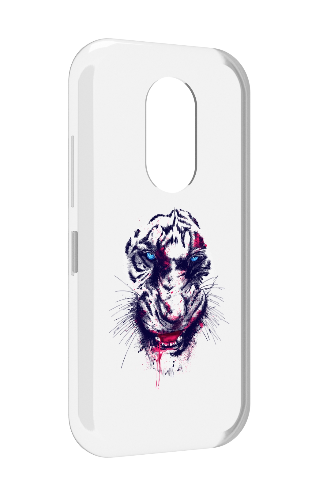 

Чехол MyPads безумный тигр для Doogee S61 / S61 Pro, Прозрачный, Tocco
