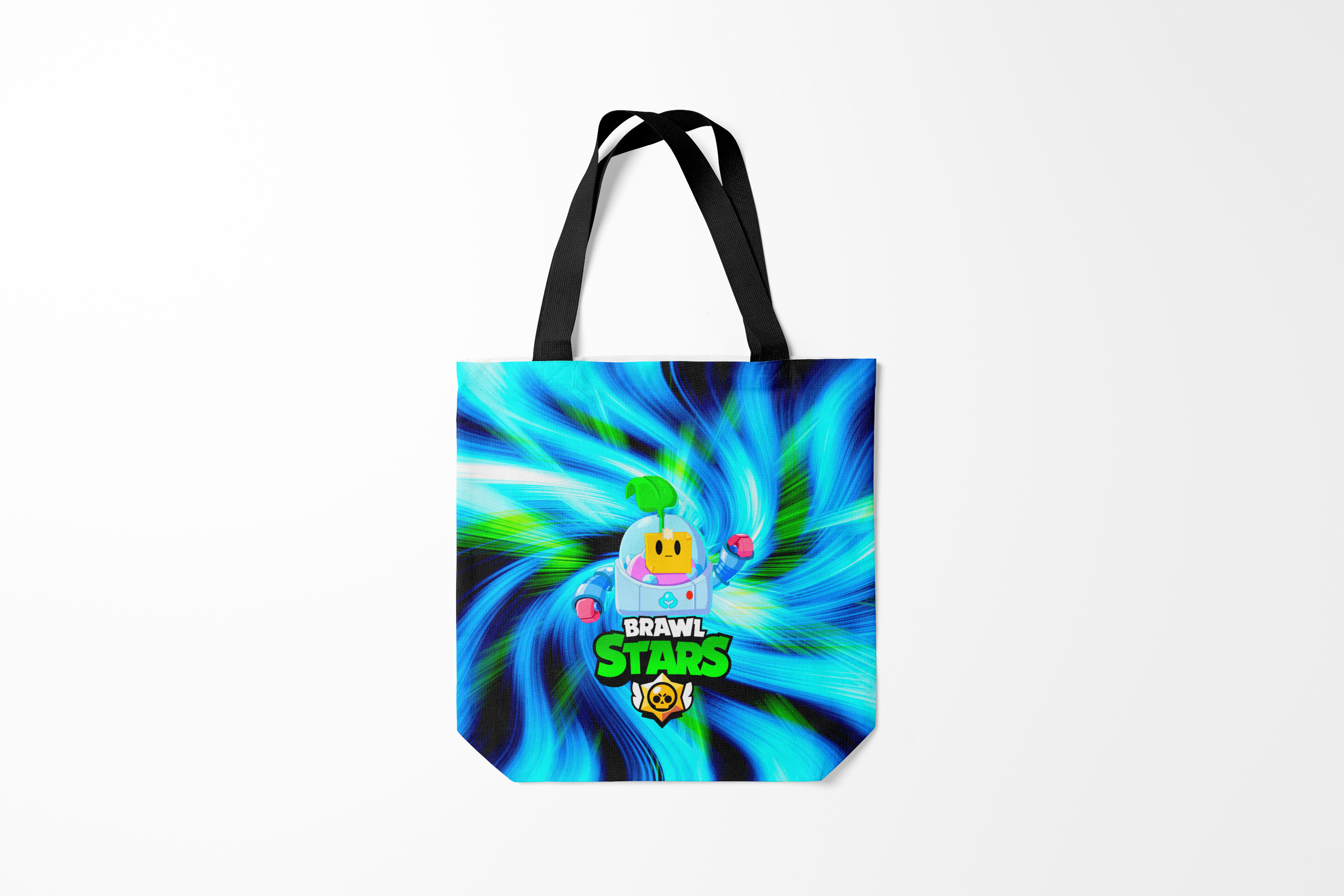 

Сумка шoппер унисекс Burnettie Brawl Stars SPROUT., синий, Brawl Stars SPROUT.