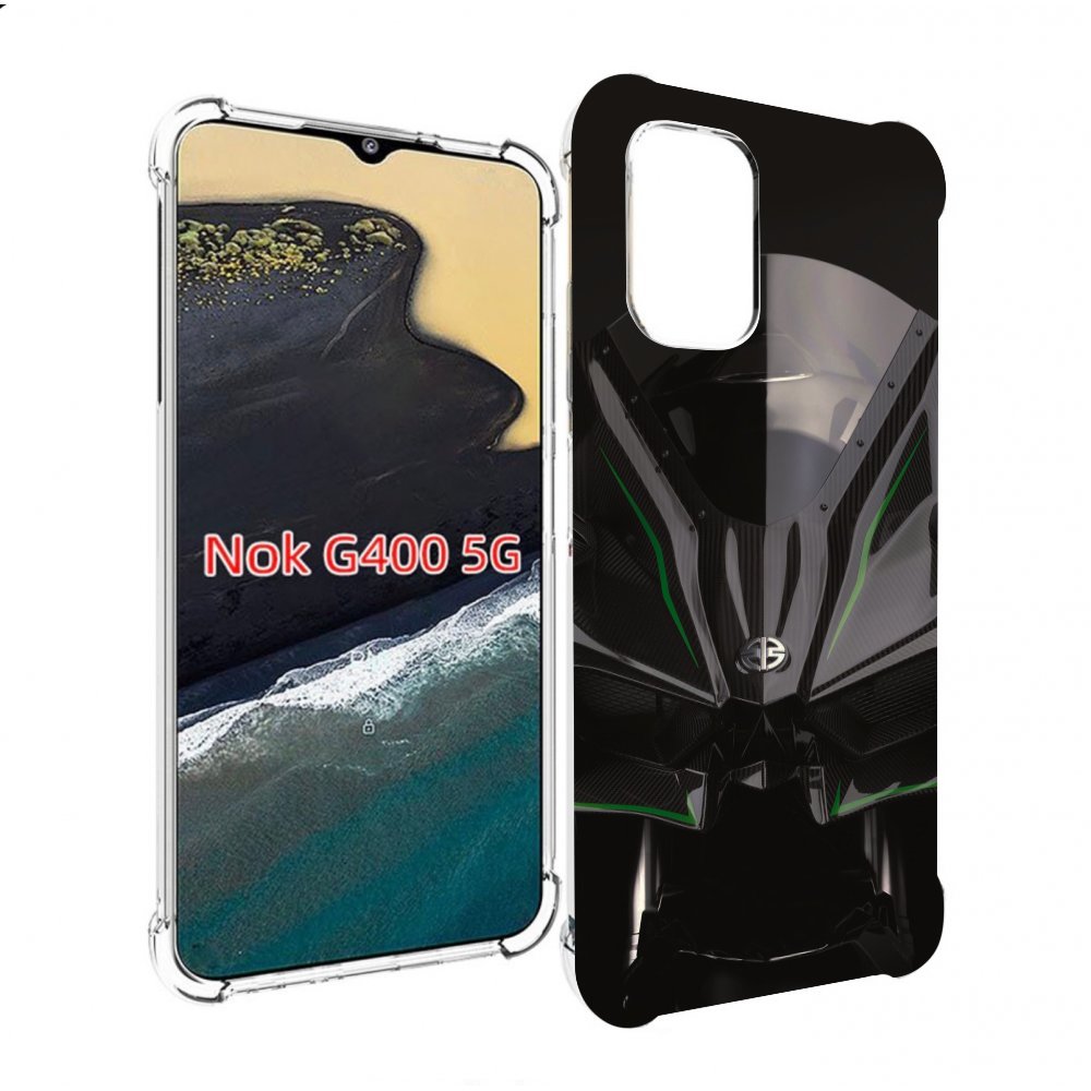 

Чехол MyPads кавасаки мото для Nokia G400 5G, Прозрачный, Tocco