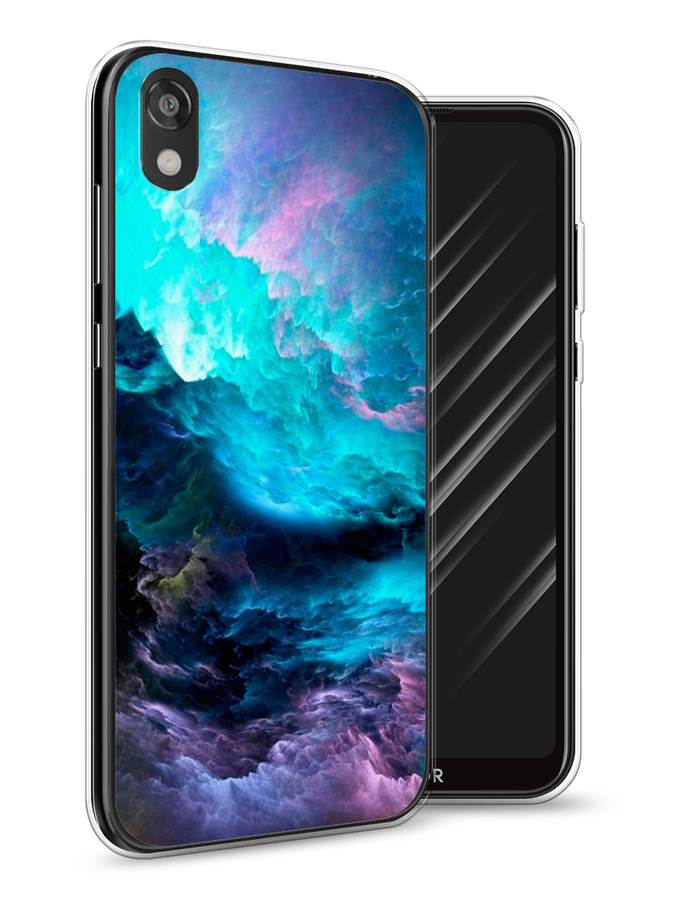 

Чехол Awog на Huawei Y5 2019 "Бирюзовое небо", Фиолетовый;черный, 69050-4