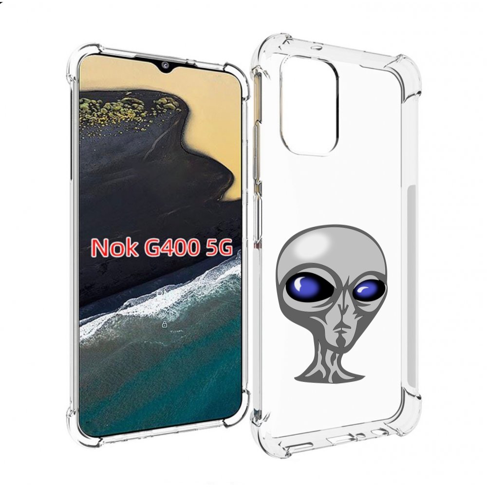 

Чехол MyPads инопланетянин для Nokia G400 5G, Прозрачный, Tocco