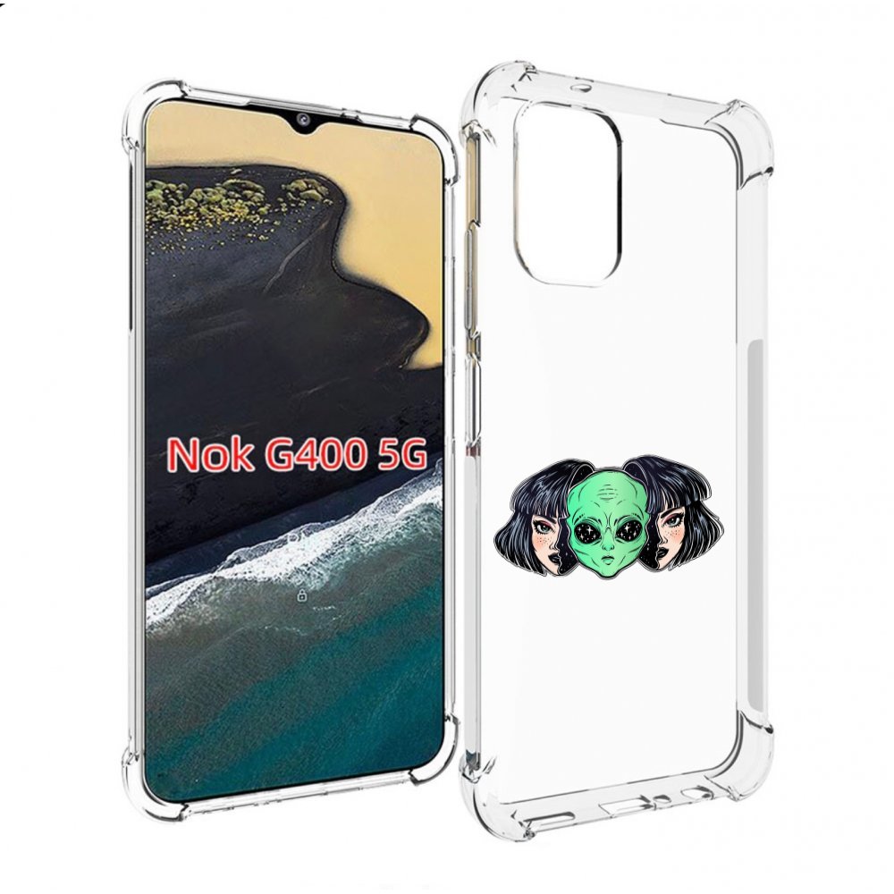 

Чехол MyPads инопланетянин в девочке женский для Nokia G400 5G, Прозрачный, Tocco