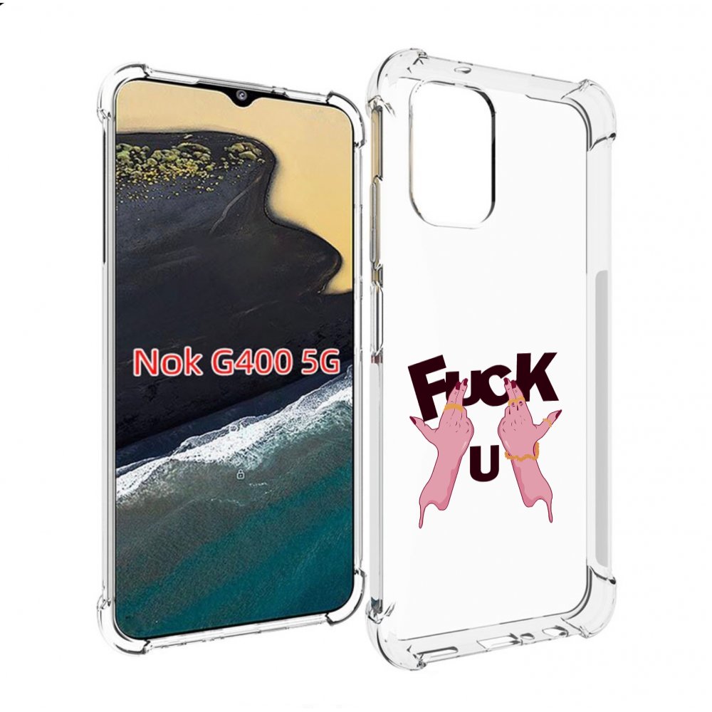 

Чехол MyPads иди-ты для Nokia G400 5G, Прозрачный, Tocco