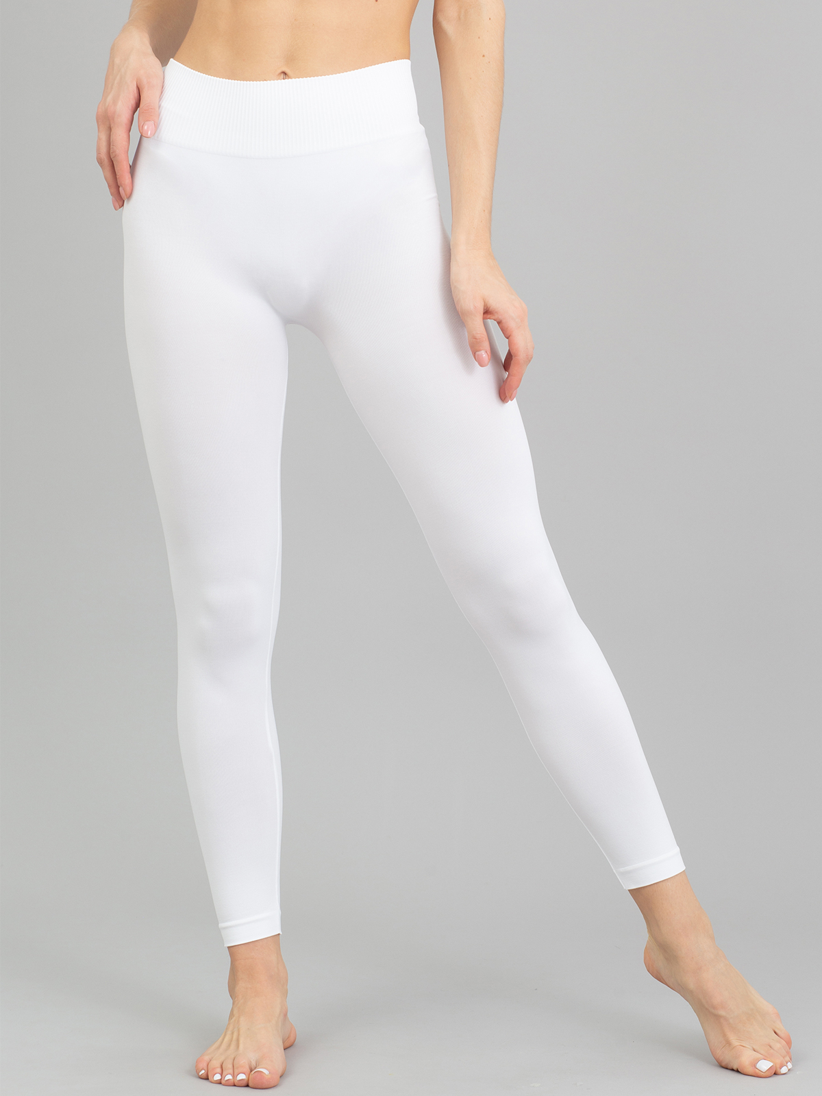 Леггинсы женские Giulia LEGGINGS 01 белые S/M