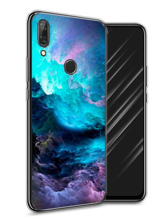 

Чехол Awog на Huawei P Smart Z "Бирюзовое небо", Фиолетовый;черный, 69450-4