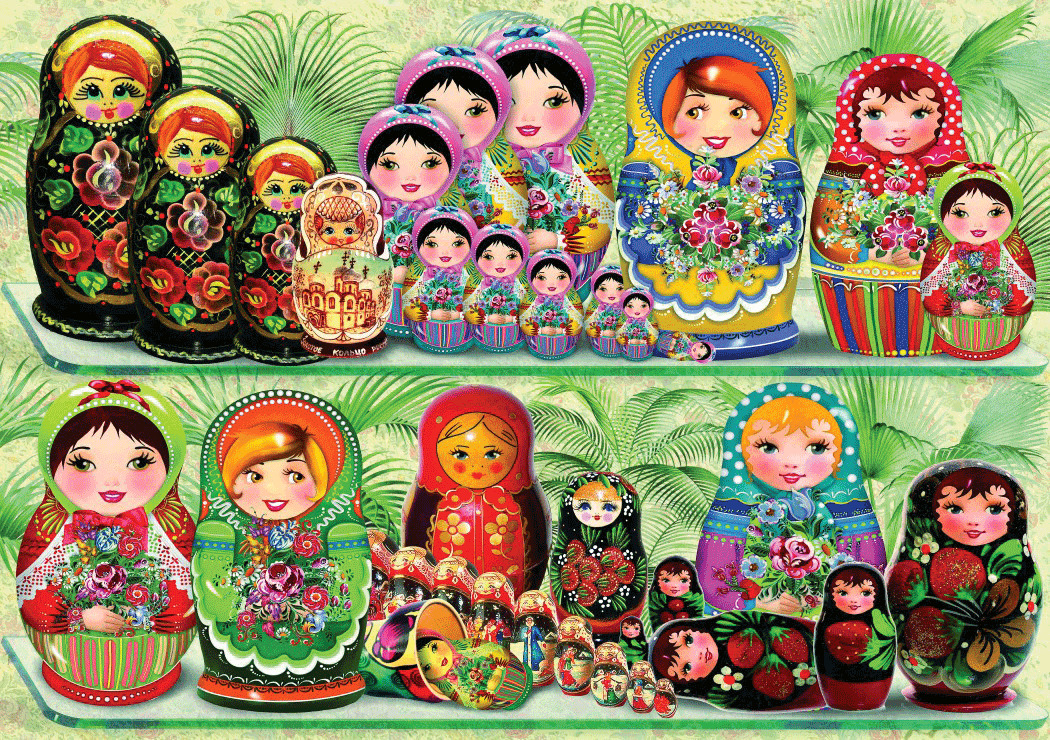 

Пазл Bluebird Matryoshka Dolls 1000 эл. BL70477