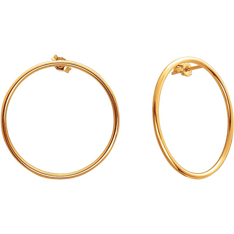 

Серьги женские из золота Эстет 01С0112609, без вставки, 01С0112609